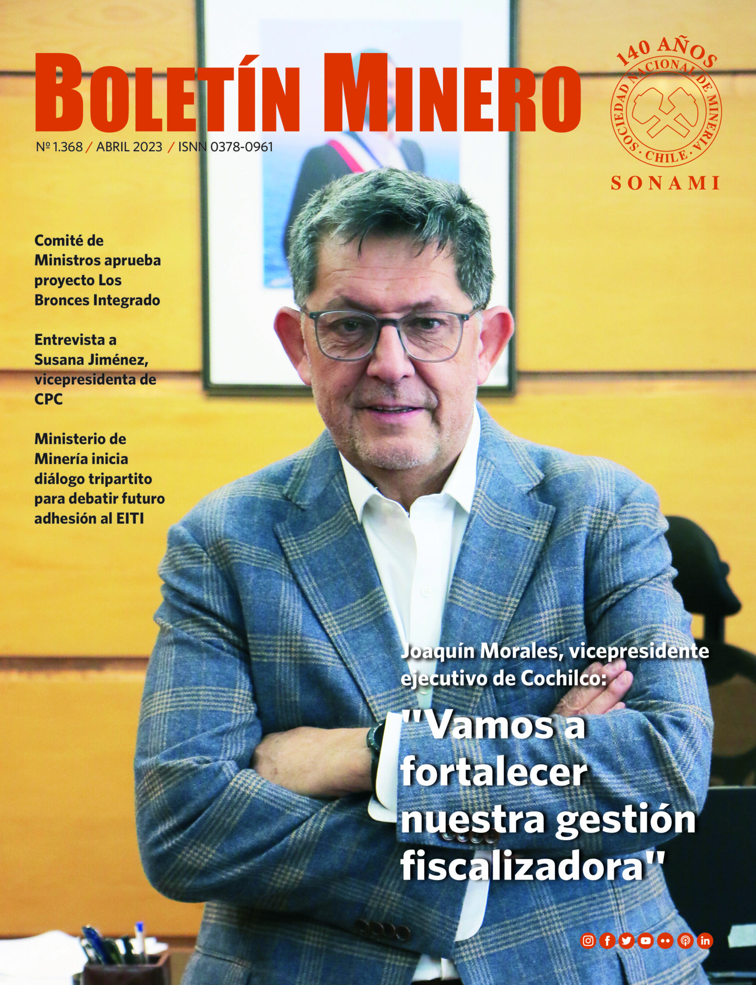 Portada Boletín Minero Abril 2023